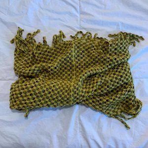 Stitch Fix Yellow and Grey Donut Scarf, Like New
